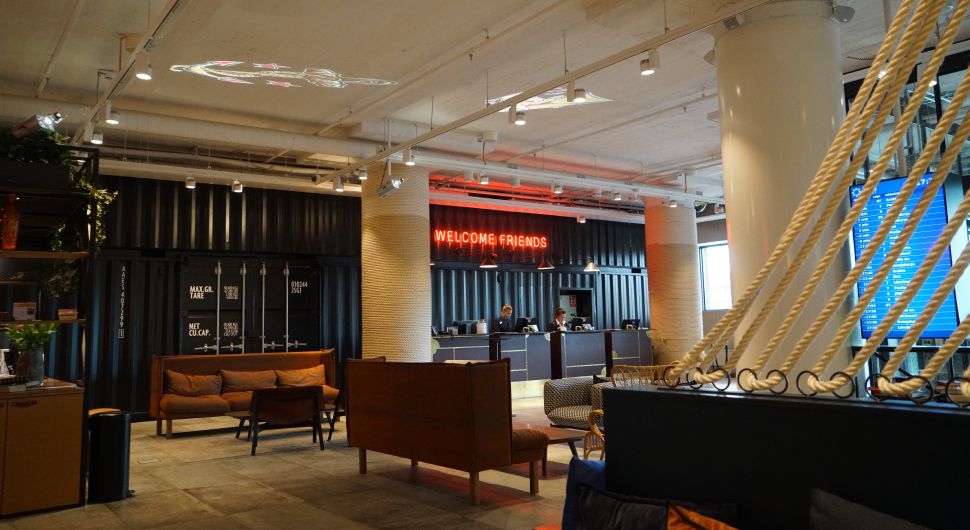 modern hotel lobby