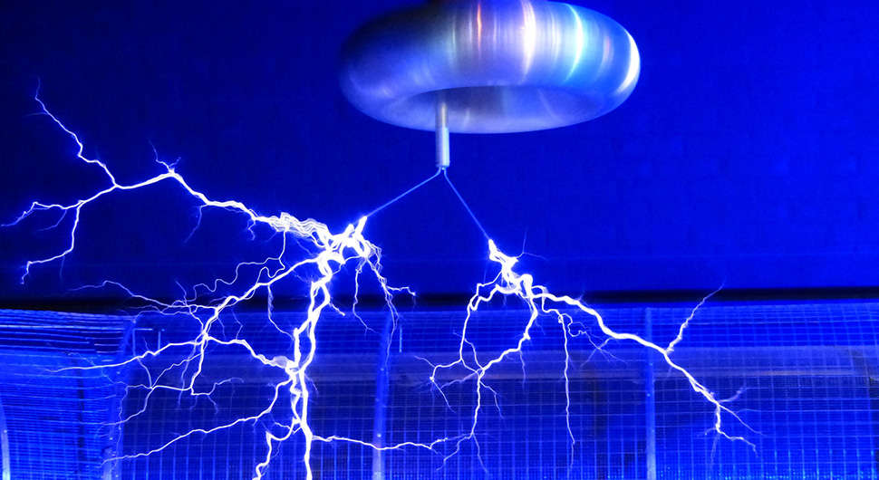 electricity-with-blue-background