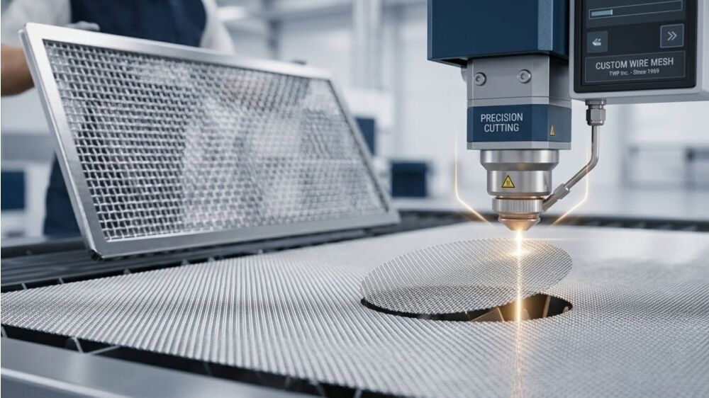 Custom Wire Mesh Parts & Precision Cutting Services for Industrial Applications 