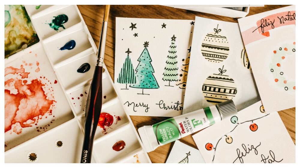 6 Cute Christmas Card Ideas for Kids Using Craft Paper