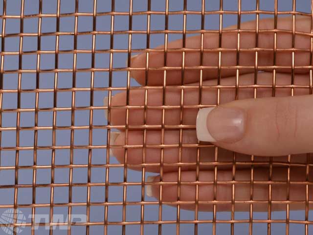 4 Copper Wire Mesh | .203” Opening, .047” Wire Diameter