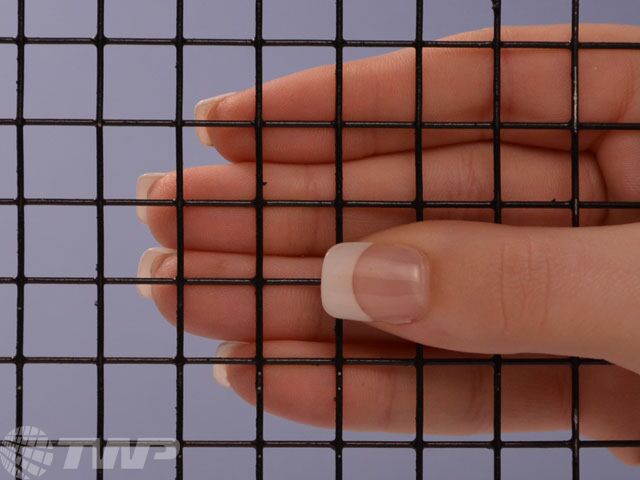 2 Mesh Black Poly Galv Welded 19 Gauge (.041