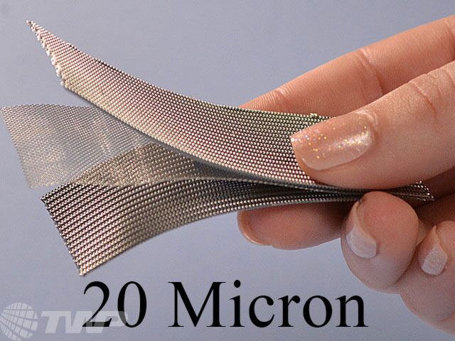 20 Micron 3 Layer Sintered Stainless Mesh