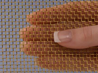 Made in The USA 30 One Inch 1 Brass Mesh Screen Filter 