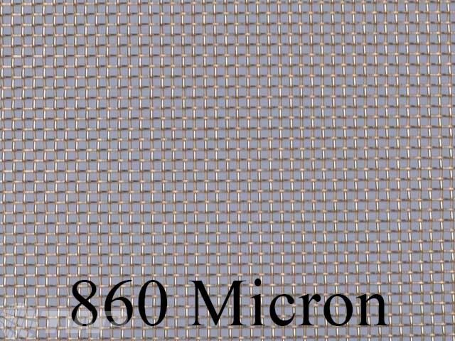 860 Micron 1 Layer Sintered Stainless Mesh