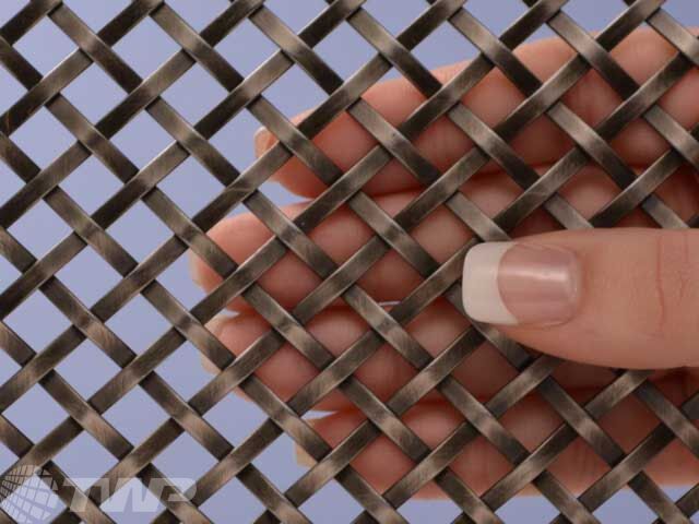 Decorative Wire Mesh Grilles for Kitchen Cabinets & Bespoke Cabinetry