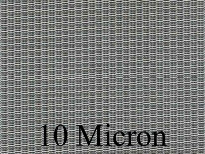 10 Micron 1 Layer Sintered Stainless Mesh