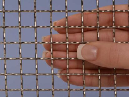 2 Mesh Intercrimp Aluminum .063" Wire Dia