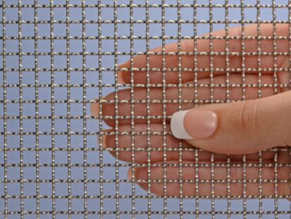 4 Mesh Intercrimp Aluminum .047" Wire Dia