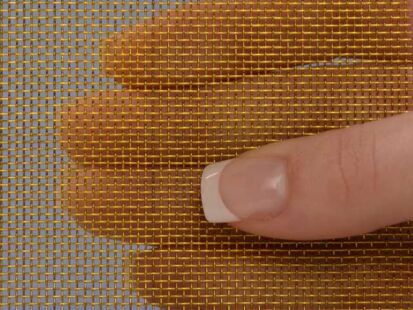 18 Mesh Brass .017" Wire Dia