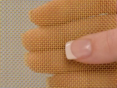 20 Mesh Brass .016" Wire Dia