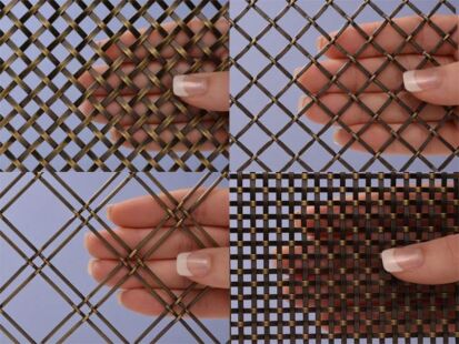 Decorative Mesh Antique Brass Sample Kit