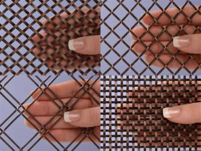Decorative Antique Bronze Plated Mesh Kit