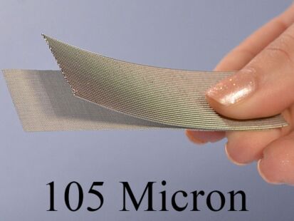 105 Micron 2 Layer Sintered Mesh 0.022" Thick