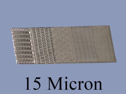 15 Micron 5 Layer Sintered Stainless Mesh