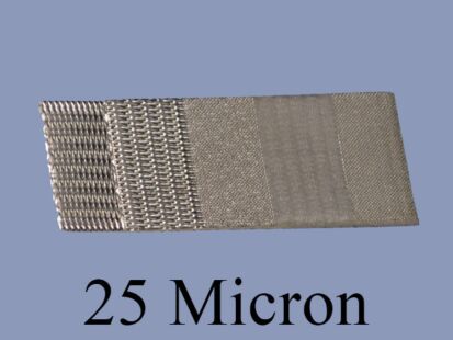 25 Micron 5 Layer Sintered Stainless Mesh