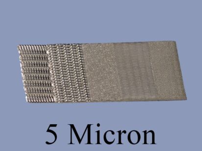 5 Micron 5 Layer Sintered Stainless Mesh