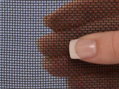 16 Mesh Plain Steel .018" Wire Dia