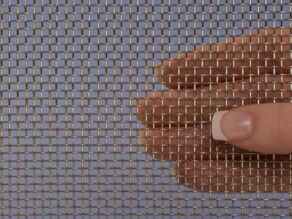 8 Mesh T-304 Stainless Steel Wire Mesh | Plain Weave, .093” Opening, .032" Wire Diameter