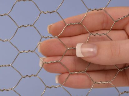 3/4" Mesh T304 Stainless Steel 20 Gauge (.035") Wire Dia Hex Mesh