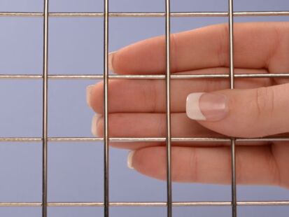 1" Mesh T304 Welded Stainless .080" Wire Dia