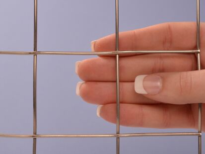 2" Mesh T304 Welded Stainless .080" Wire Dia