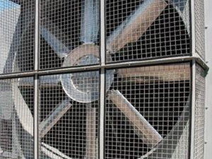 Aluminum wire mesh fan guard